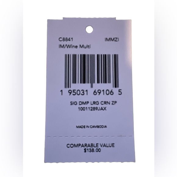 Coach wristlet NWT color wine/multi - Picture 2 of 2